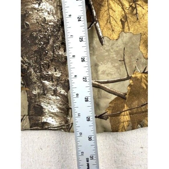Realtree Xtra Camouflage Zip-Up Jacket L With Pockets & Adjustable Cuffs - Picture 6 of 11